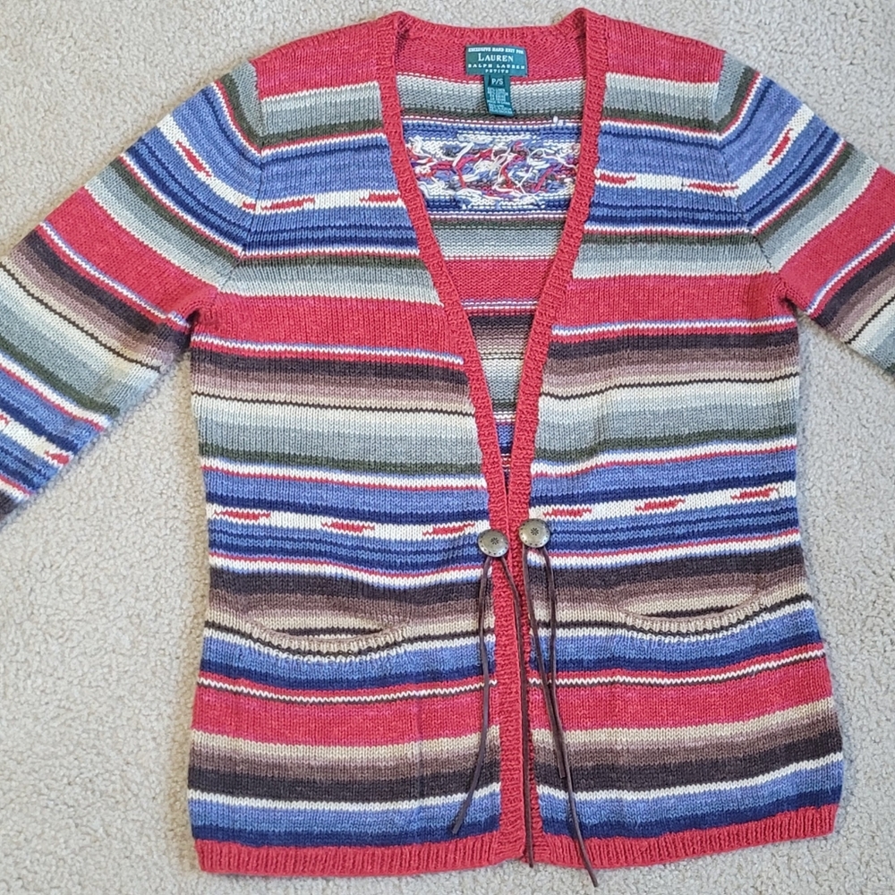 Ralph Lauren Vintage Aztec Cardigan